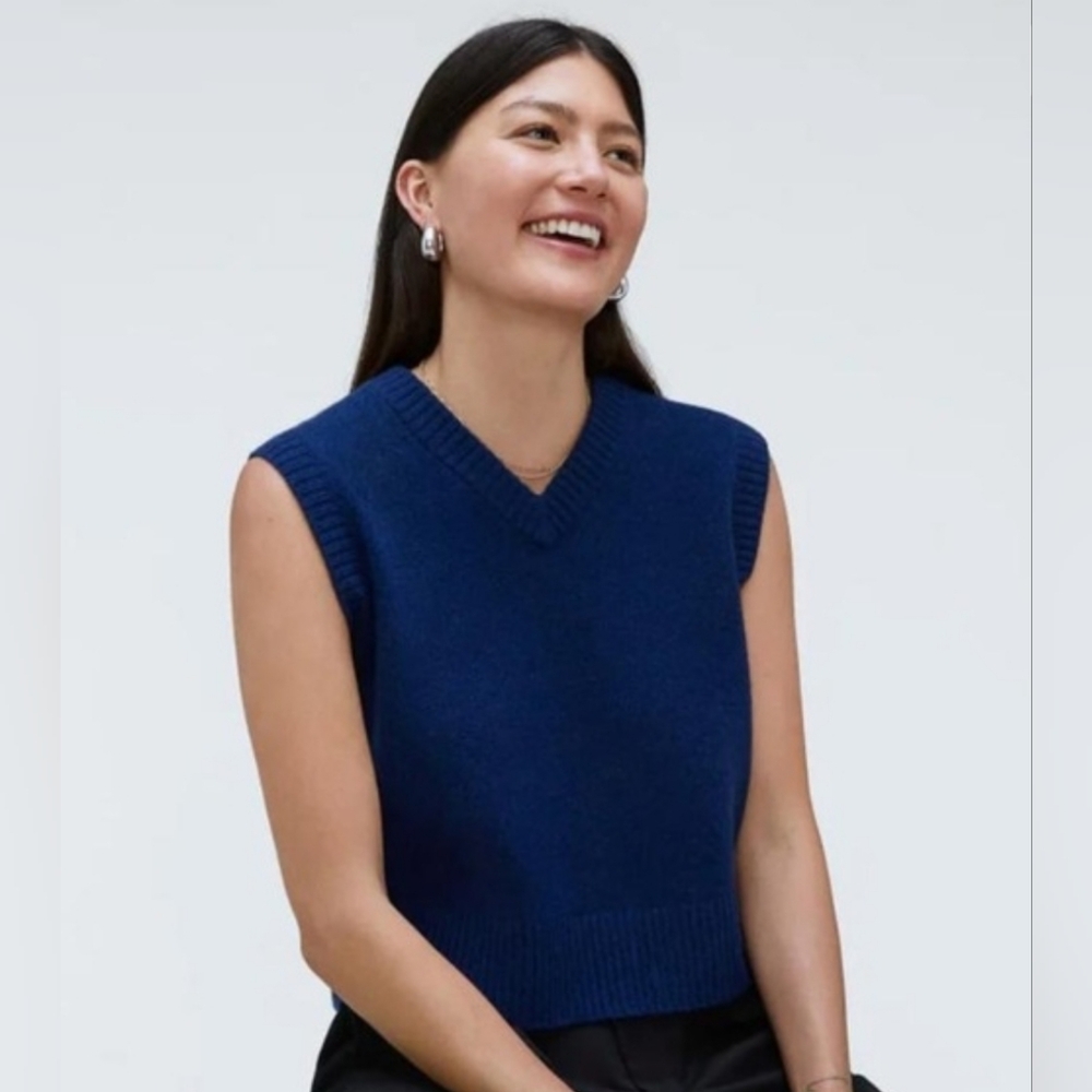 Everlane The Cashmere Sweater Vest size S
